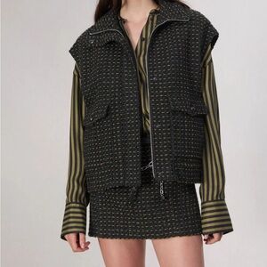 Women's Rag & Bone Amina Tweed Vest XS
